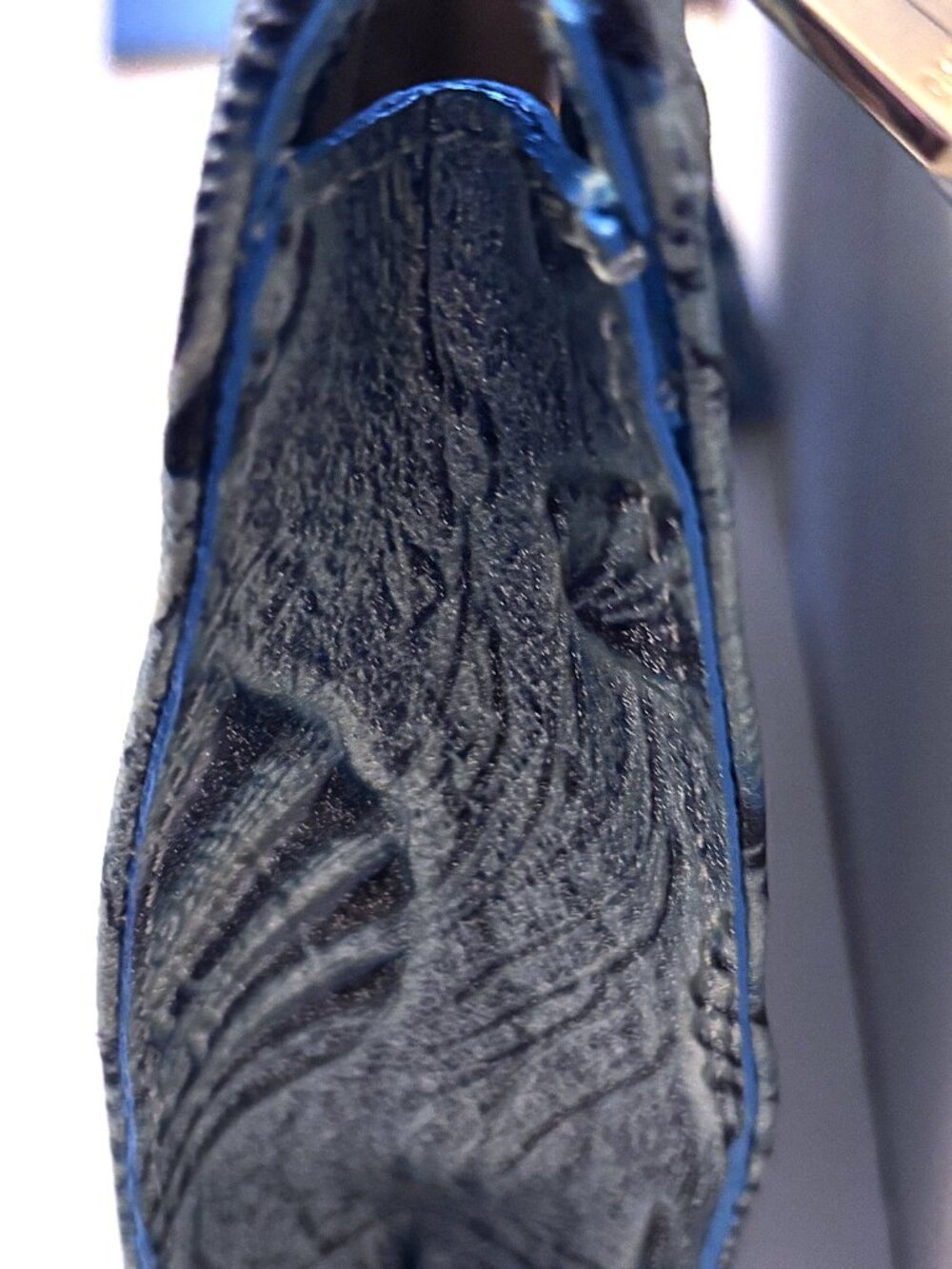Brahmin Blue Draper Daisy Wristlet - Picture 2 of 4